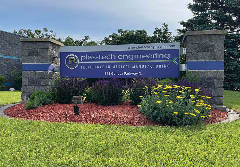 outside sign for plastech industries